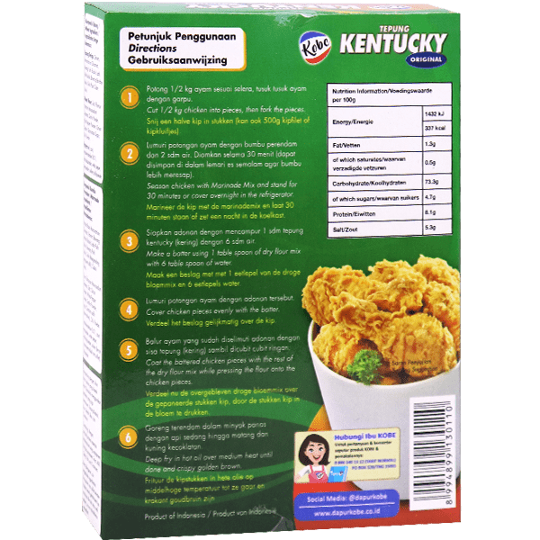Kentucky Bread Crumbs Original Kobe 150g