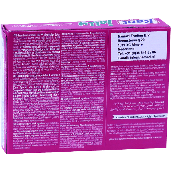 Jelly Raspberry Kent 85g
