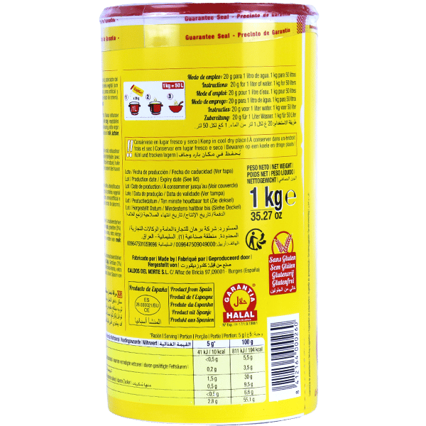 Vegetable Bouillon Stock Calnort 1kg