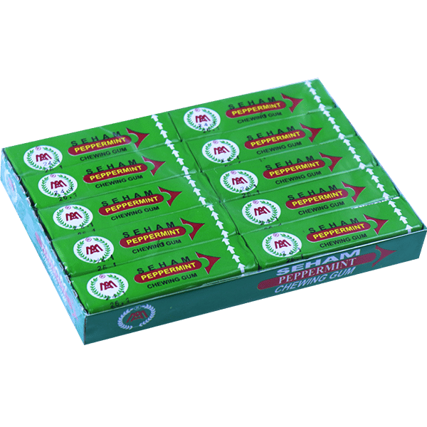 Chewing Gum Peppermint Seham 20 Pieces