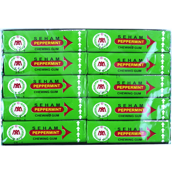 Chewing Gum Peppermint Seham 20 Pieces