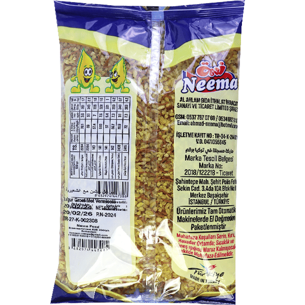 Bulgur Coarse With Vermicelli Nema 900g