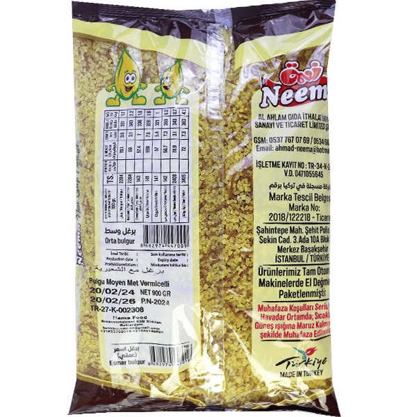 Bulgur Medium With Vermicelli Nema 900g