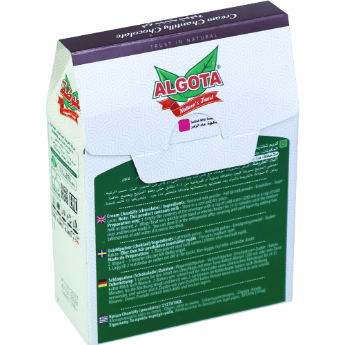 Cream Chantilly Chocolate Algota 130g