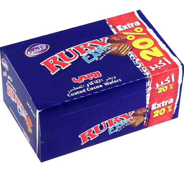Cocoa Wafers Ruby Extra 24 Pieces