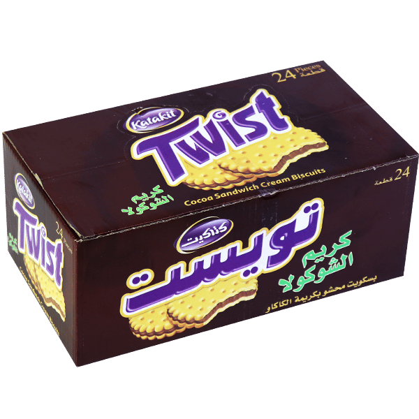 Biscuits With Chocolate Twist 24pcs