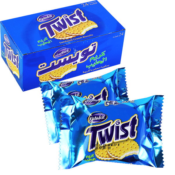 Cream Biscuits Twist Katakit 24pcs