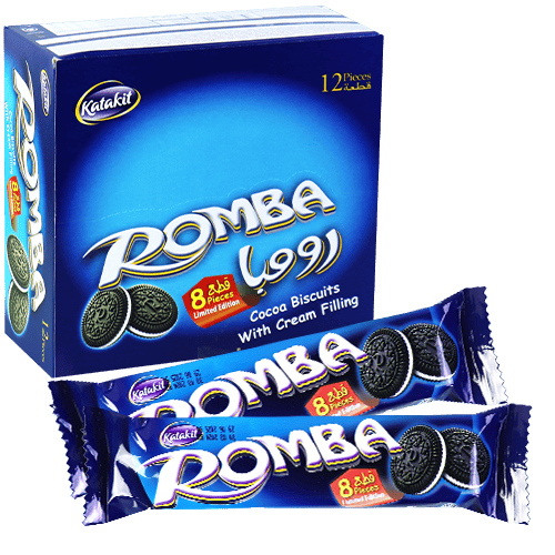 Biscuits Cocoa With Cream Filling Romba 12 Pieces