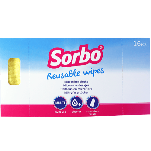 Reusable Wipes Microfiber Cloths 16Pcs