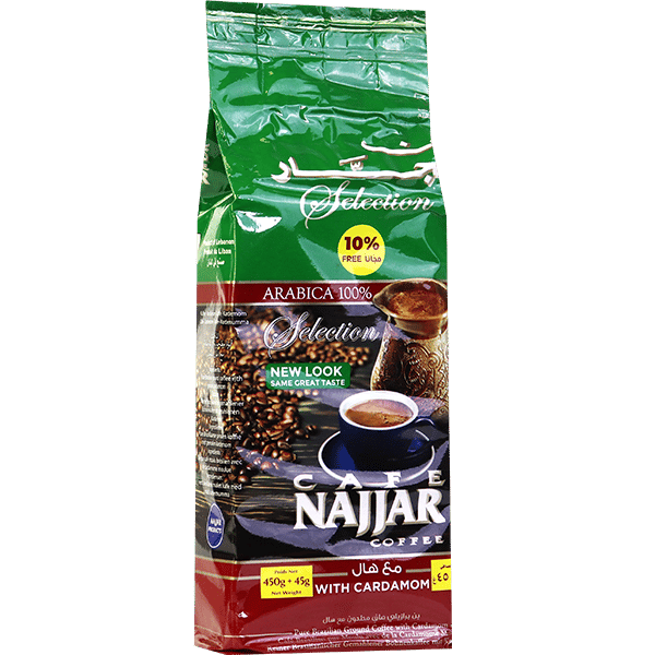 Coffee With Cardamom Green Alnajjar 450g