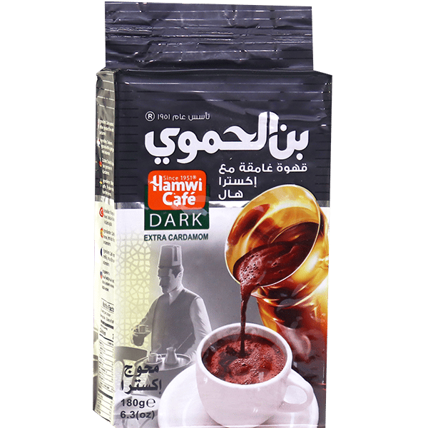 Coffee Dark Extra Cardamom AlHamwi 180g