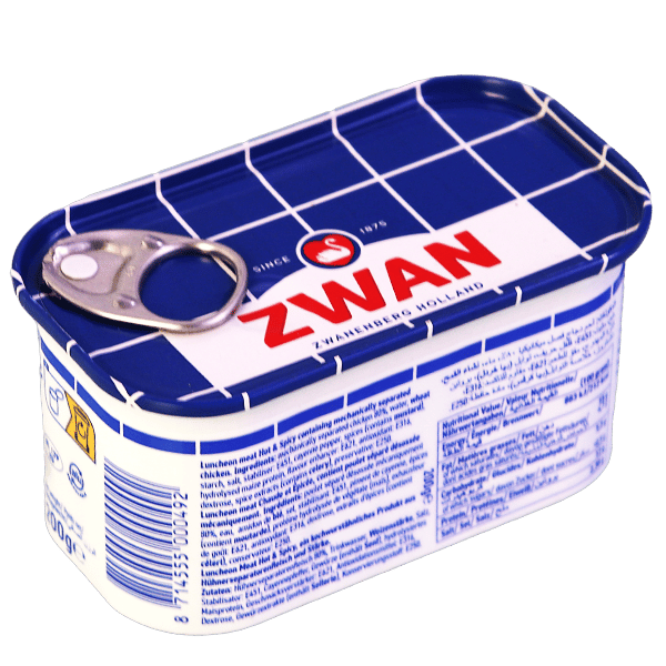 Luncheon Chicken Hot Zwan 200g