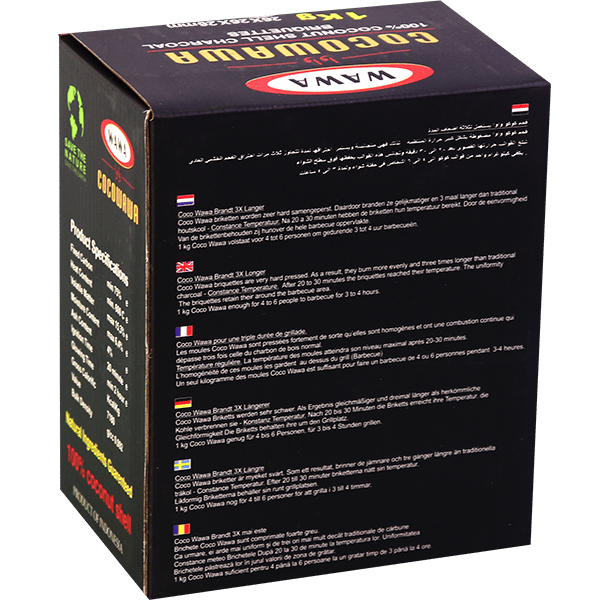 Charcoal Coco WAWA 1kg