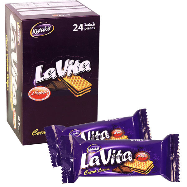 Biscuit Lavita Cocoa Cream 24 Pieces