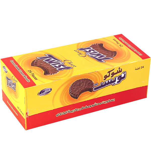 Cocoa Biscuit Choco Twist 24 Pieces