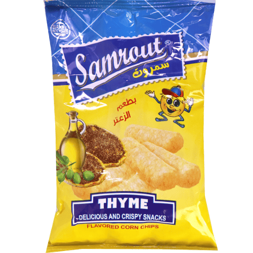 Corn Chips Thyme Samrout 34g