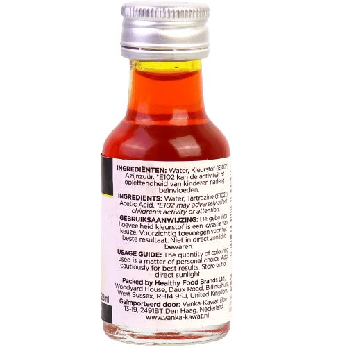 Yellow Food Colouring Rayner's 28ml