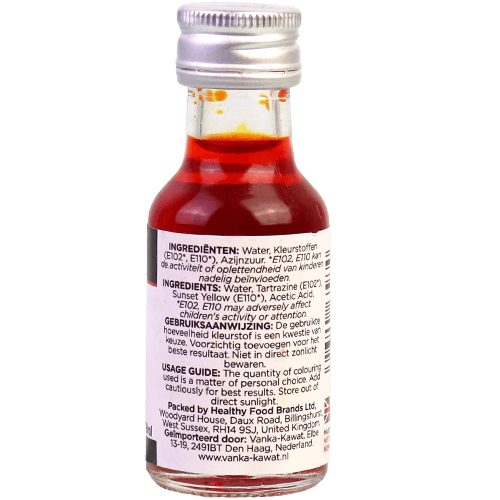 Orange Food Colouring Rayner's 28ml