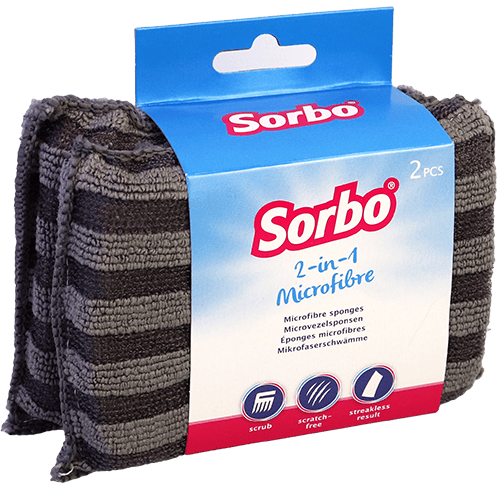 Microfibre Sponges 2pcs Sorbo