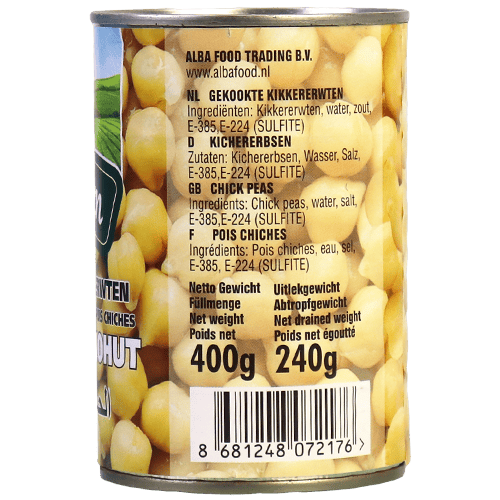 Chickpeas Tazeden 400g