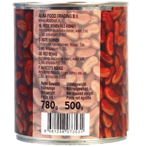 Kidney Beans Tazeden 780g