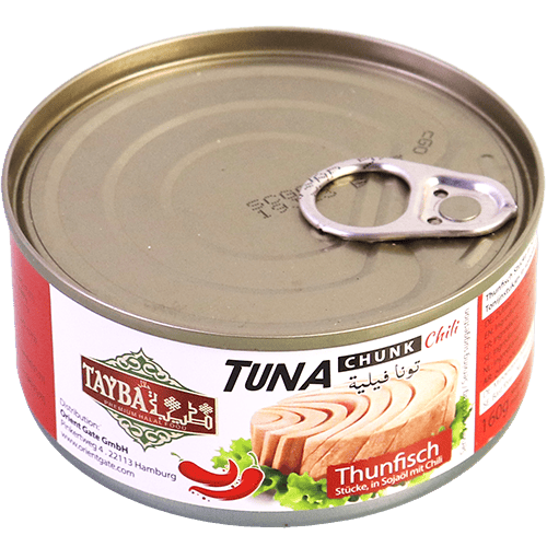 Tuna Chunks Hot Tayba 160g