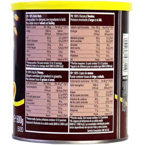 Oats Quacker 500g