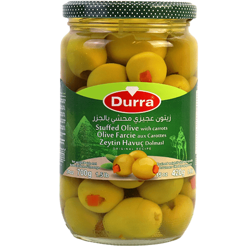 Olives Carrot Stuffed Durra 700g