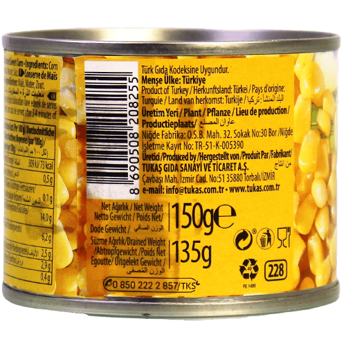 Sweet Corn Misir 150g