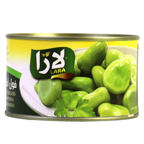 Green Broad Beans Cooked Lara 400g