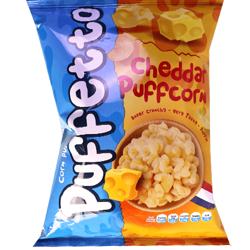 Chips Cheddar Puffcorn Puffetto 50g