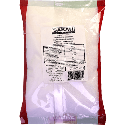 Citric Acid Sabah 800g