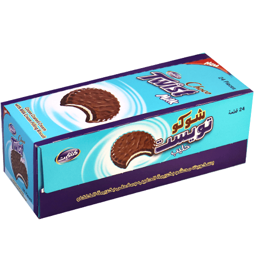 Choco Milk Biscuit Twist 24pcs