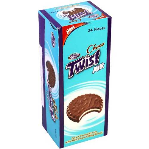 Choco Milk Biscuit Twist 24pcs