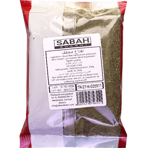 Dried Mint Sabah 250g