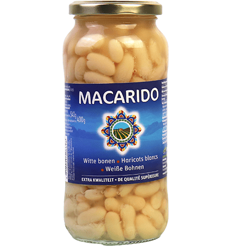 Boiled White Beans Macarido 540g