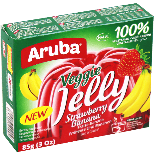 Jelly Strawberry & Banana Aruba 85g
