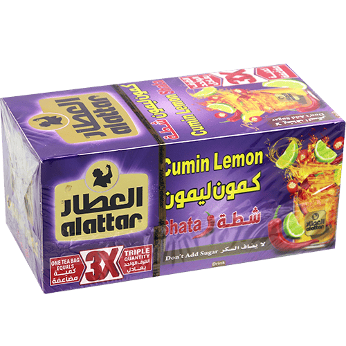 Cumin & Lemon & Chili Herbal Tea Alattar 24pcs