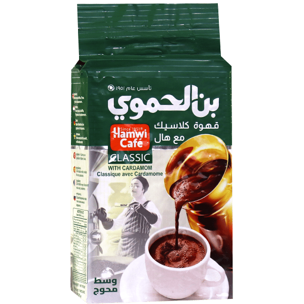 Classic Coffee With Cardamom Green AlHamwi 450g