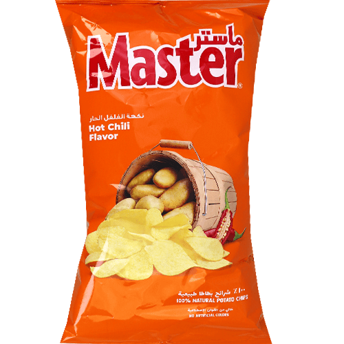 Hot Chili Chips Master 120g