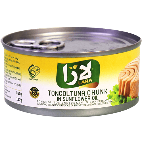 Tuna Sunflower Oil Lara 160g