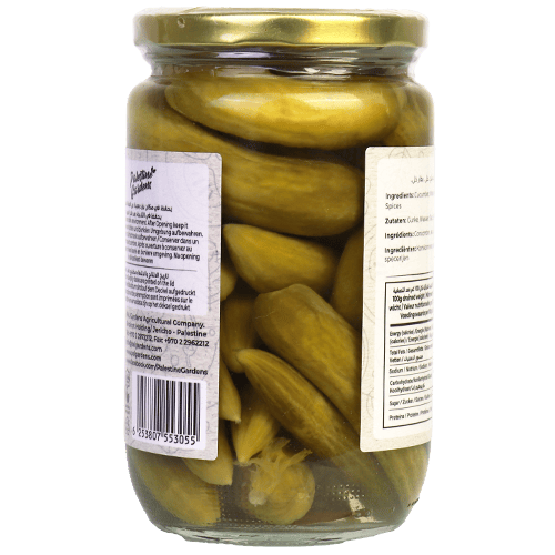Cucumber Pickles With Vinegar Palestine Garden 730g