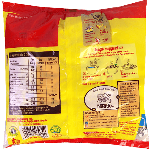 Chicken Bouillon Maggi 100 cubes