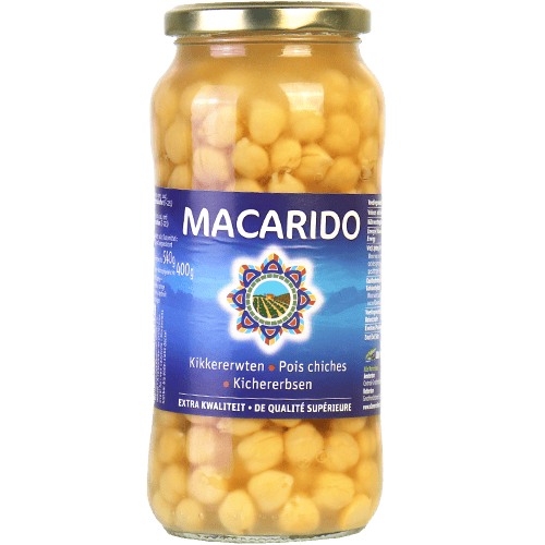 Boiled Chickpeas Macarido 570g