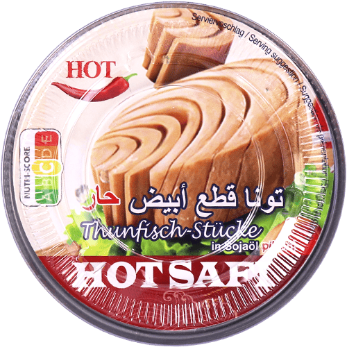 Tuna Hot In Sunflower Oil Safi 160g
