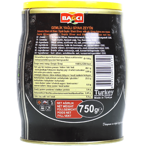 Black Olives Bagci 750g