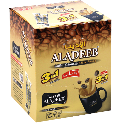Cafe 3in1 With Milk Aladeeb 24st