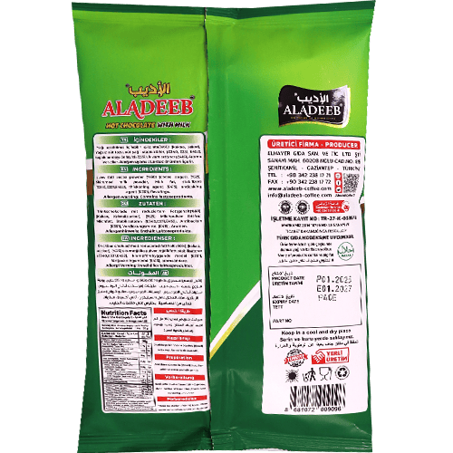 Hot Chocolat With Milk Aladeeb 250g