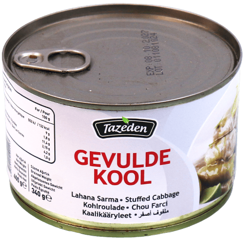 Cabbage Rice Filled Tazeden 400g