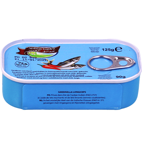 Sardines Hot Arabian Garden125g